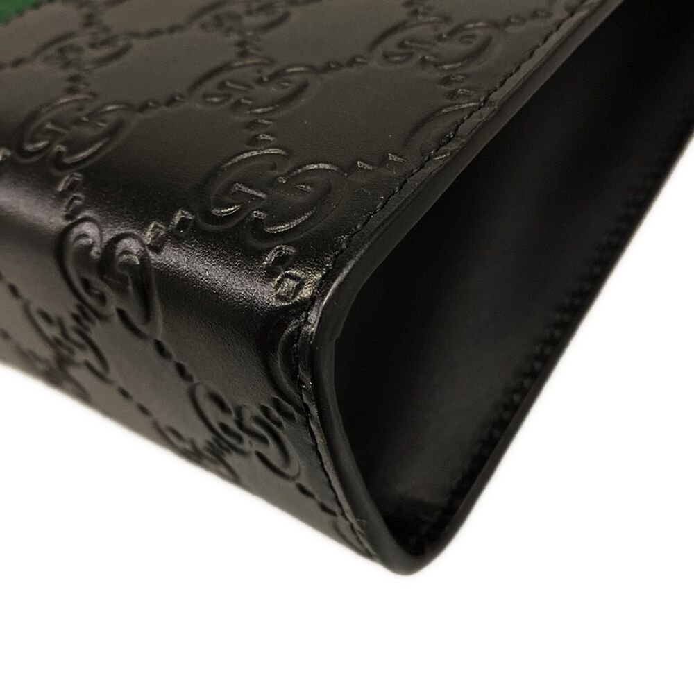 Gucci Shimaline/Sherry (Web) Clutch Bag 475316 - Picture 6 of 13